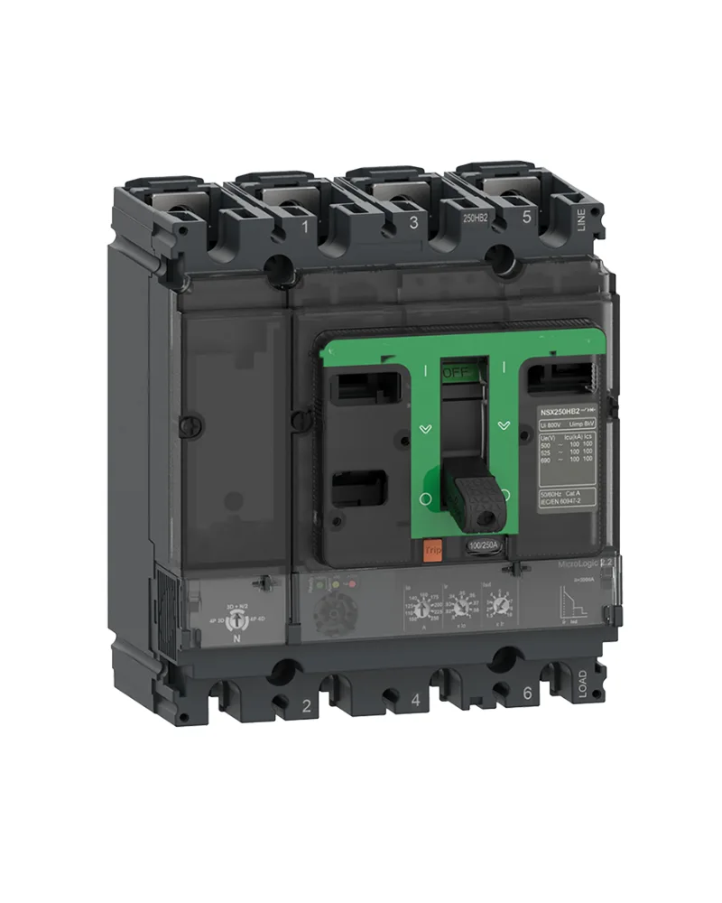 Disyuntor de caja moldeada