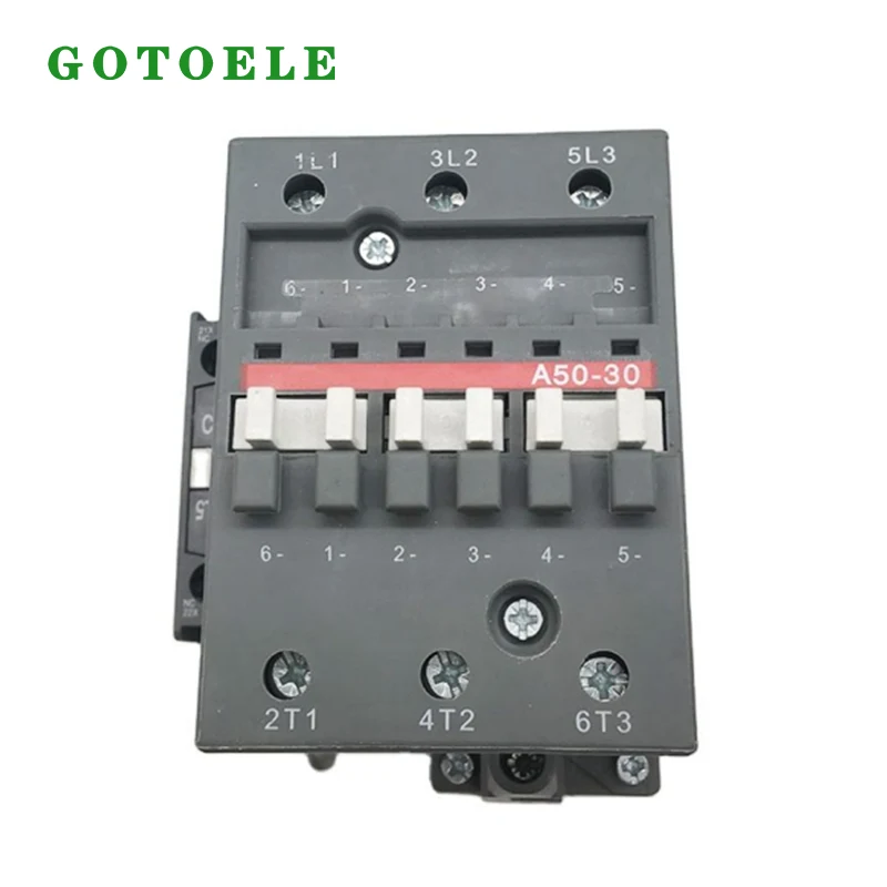 A50-30-11 Contactor de CA de 3 polos 100A 1NO+1NC Contactos auxiliares