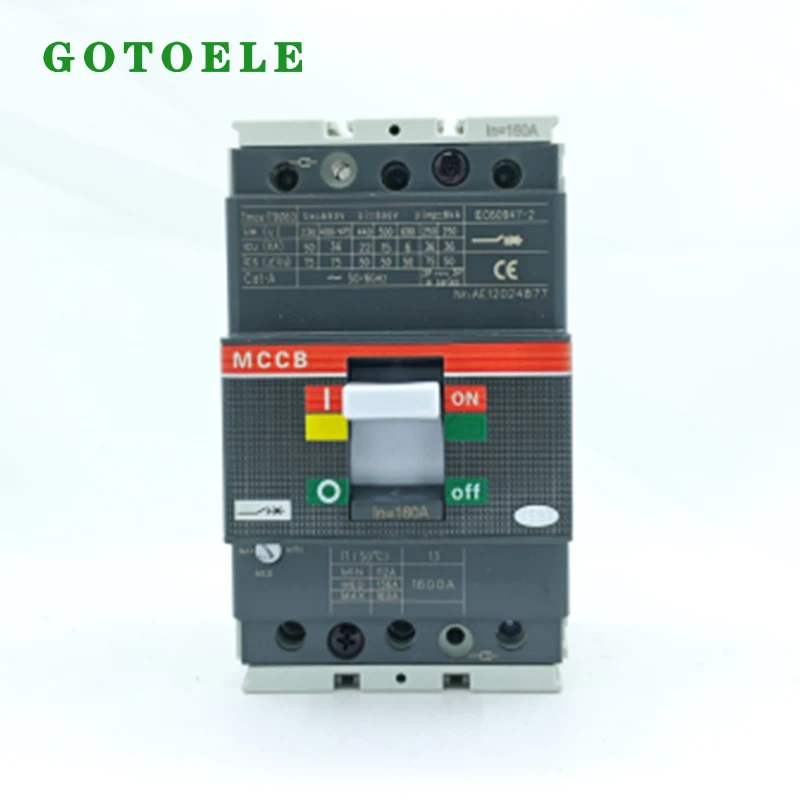 Disyuntor de caja moldeada serie ABB TMAX 3P 63A - 1600A