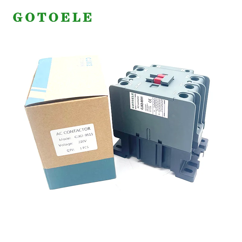 Contactor de CA de 3 polos CJX2-9511 95A