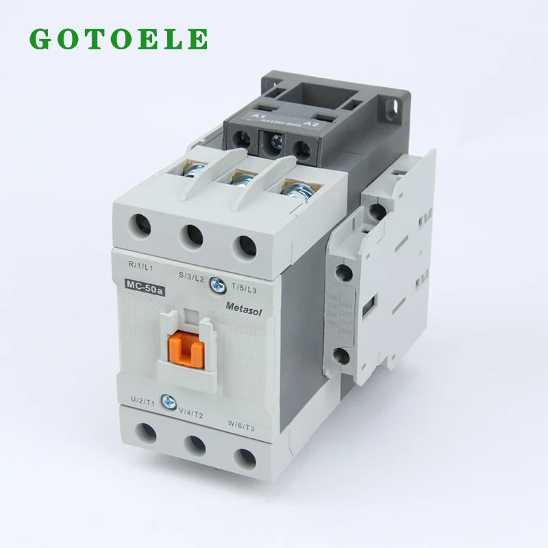 MC100A Contactor magnético de CA 3P 100A 55KW 150A